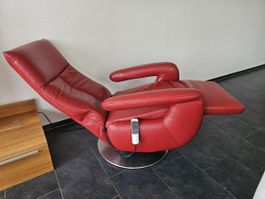 Ledersessel rot