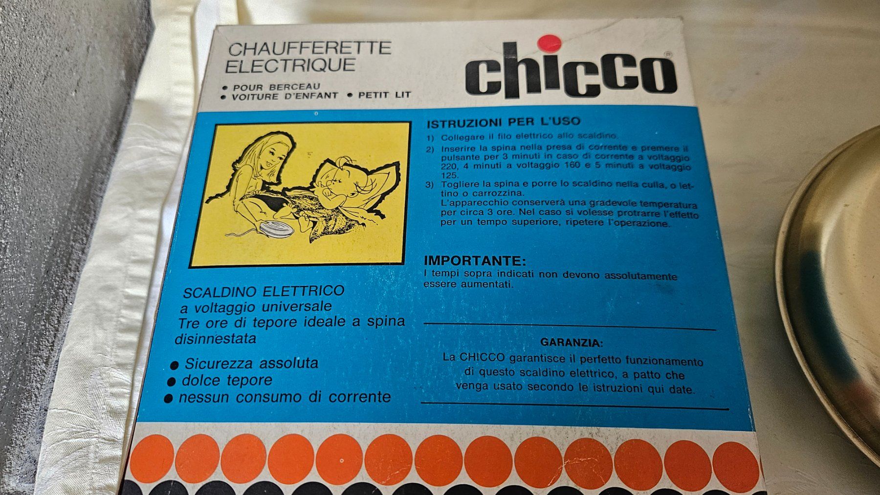 Radiatori: Scaldino elettrico Chicco – Usato da Melano venduto da H-Sara 2