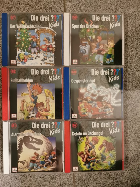 Die drei ??? Fragezeichen Kids CD's - Folge 57 - 62 (Gebraucht) in ...