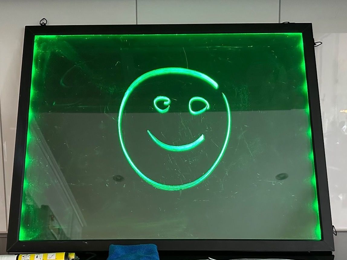 Wandtafeln: LED Neon Schreibtafel 50x70cm – Gebraucht aus Nidfurn von suter.glarus 4