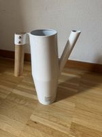 IKEA Giesskanne weiss Holzgriff guter Zustand