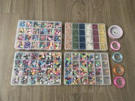 Lot de perles et fils pour bijoux