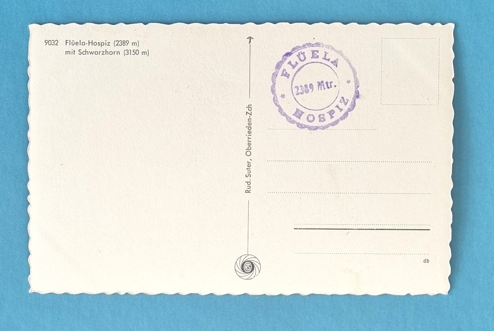 Cartoline postali: Flüela Hospiz - Restaurant - Postauto - Autobus – Usato da Rothrist venduto da RROENK 1