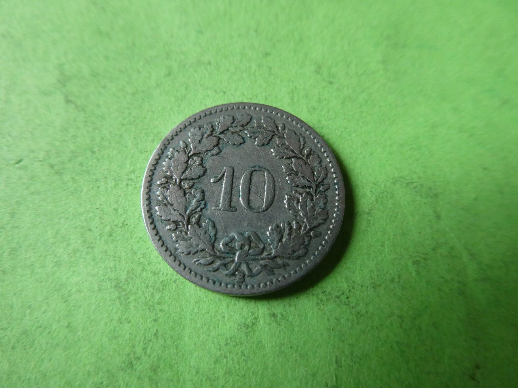 Tutti le monete: Schweiz 1902, 10 Rappen – Usato da Hinterforst venduto da rohusri 1
