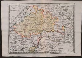 Schaffhausen Kupferstichkarte von Le Rouge