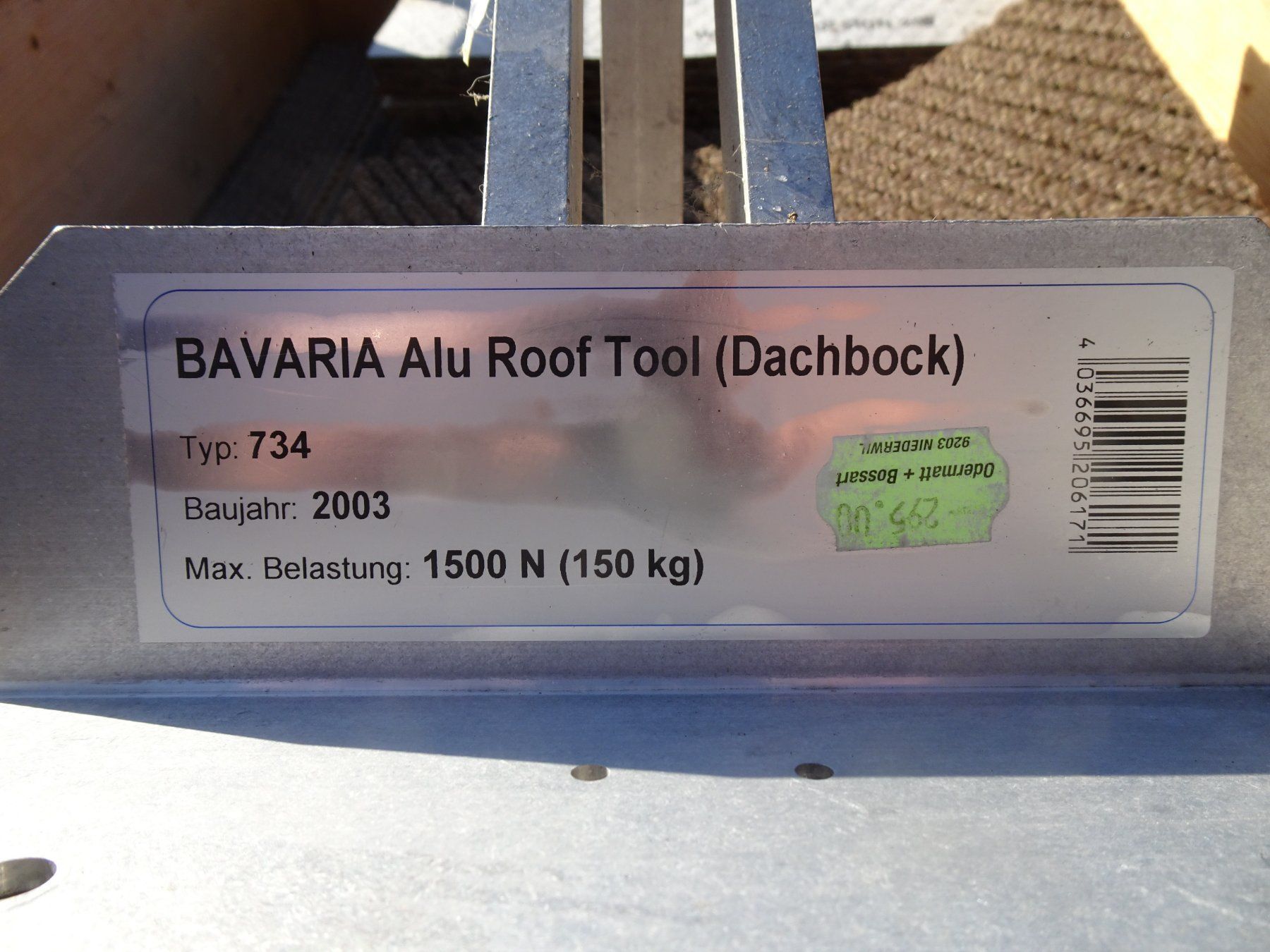 Supporti a parete: Bavaria Dachbockhalterung – Usato da Stein AR venduto da Bienli4