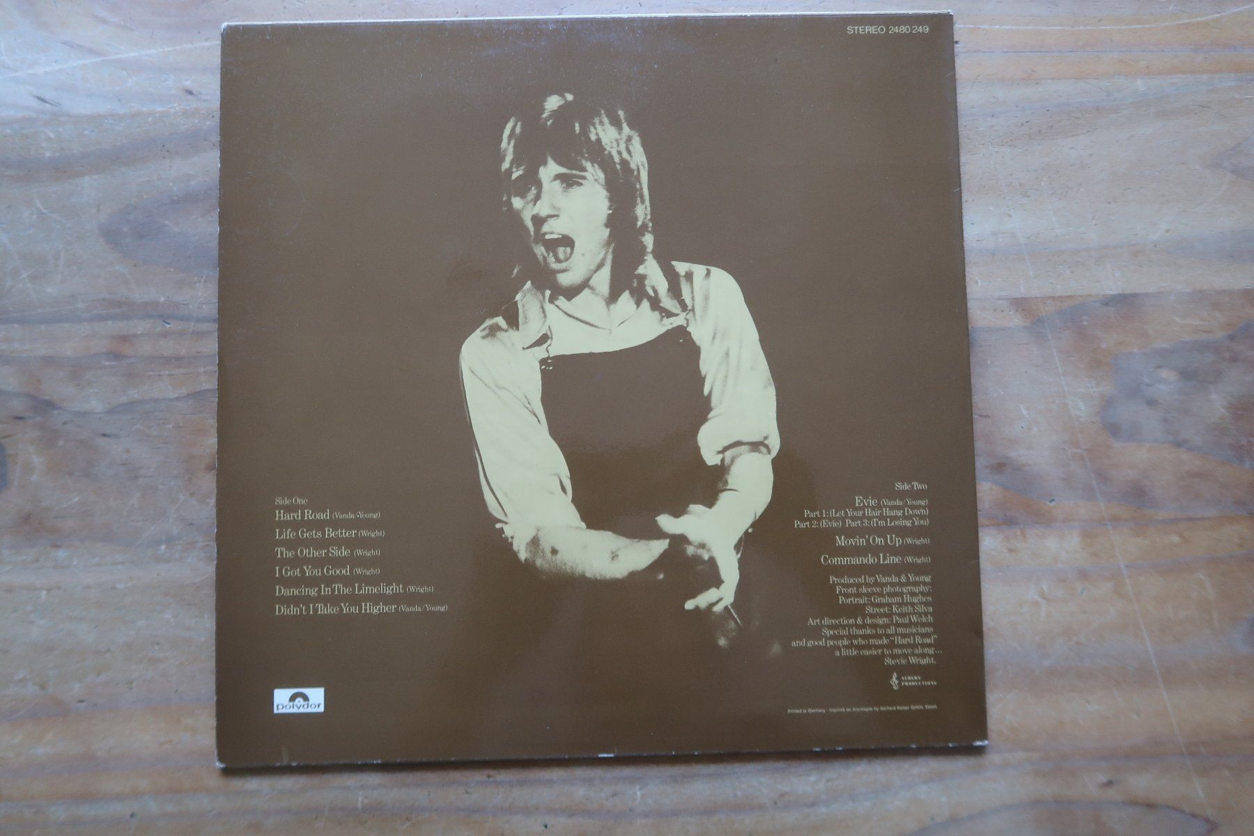 Dischi in vinile: STEVIE WRIGHT - HARD ROAD - EX- THE EASYBEATS - VINYL LP – Usato da Basel venduto da Patiscat 1