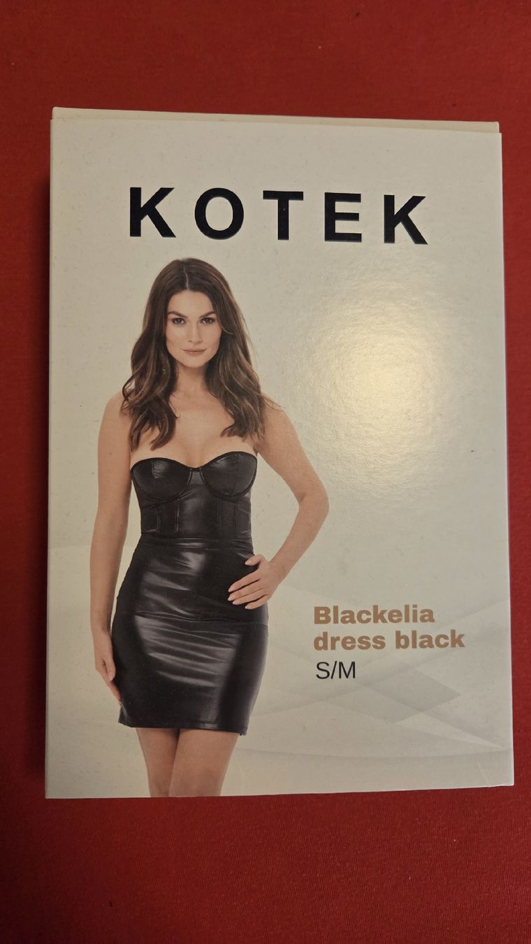 Vestiti: KOTEK Blackelia Kleid black S/M – Nuovo e nell'imballaggio originale da Reinach BL venduto da Pierced