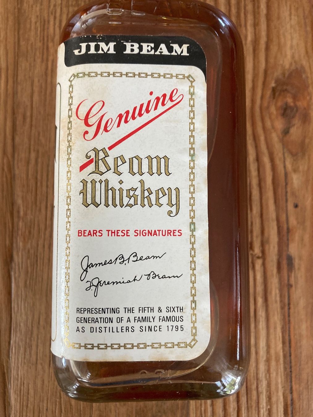 Bevande alcoliche: Whiskey Jim Beam Bourbon von ca 1985 – Nuovo (secondo la descrizione) da Roggwil BE venduto da Maui2000 1