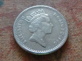 ROYAUME-UNI  5 Pence  1990