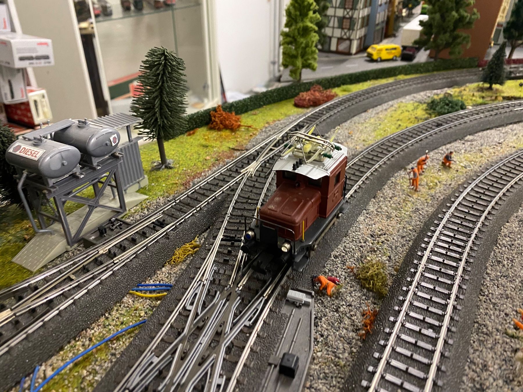 Hag Modellini di ferrovie: Hag Schienentraktor Te2/2 – Usato da Rufi venduto da rufianer