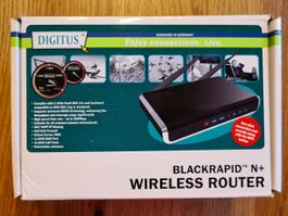 Wireless Router,Digitus (Assmann) Modell: BlackRapid N+
