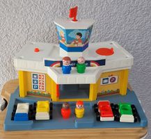 🎈1980 Top Zustand Fisher-Price Jetport 4 Auto/4 Manöggel 
