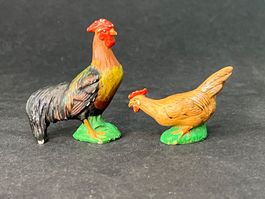 Schleich Gockel Hahn Huhn von 1993 made in Germany