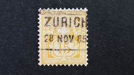 ZÜRICH Fahrpoststempel  28.NOV. 1885    49