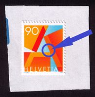 1995_887R_A-POST Faserpapier_HELLE STELLE im Blaudruck im A!