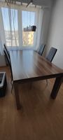 Grosser Tisch Holzoptik 180x90 cm ohne Stühle