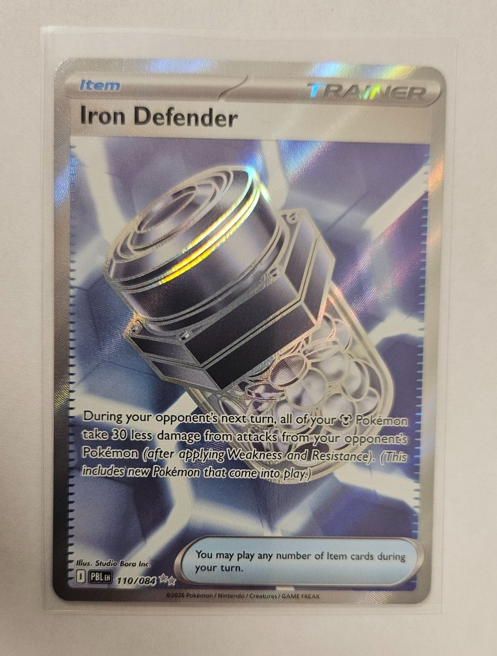 Pokémon Carte collezionabili: Pokémon - Pitch Black - PBL 110 - Iron Defender – Nuovo (secondo la descrizione) da Kriens venduto da HockeyTime