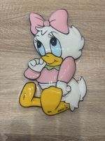 Niedliche Daisy Duck Wanddeko, Vintage Disney Deko Figur