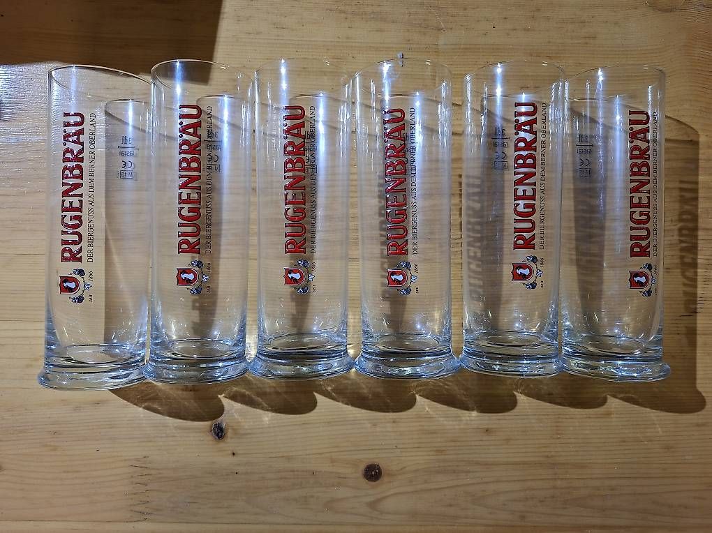 Bicchieri: 6 Rugenbräugläser – Usato da Gwatt (Thun) venduto da Tigi09