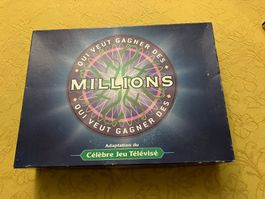 Gioco da tavola in francese "Qui veut gagner des millions"