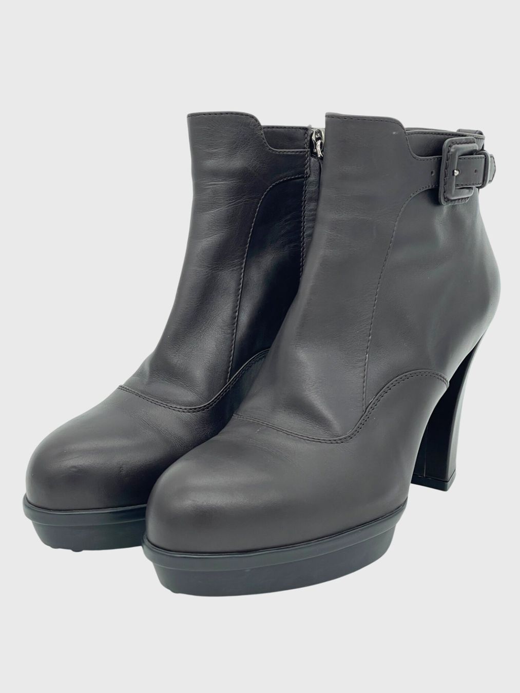 Tod'S Scarpe da donna: Tod's Leather Ankle Boot EU 38.5 Braun – Nuovo (secondo la descrizione) da Zürich venduto da shoe_shop 2