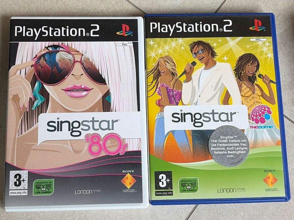 Giochi: Ps2 Set SingStar singstar 80 Singstar TheDome – Usato da Rüti ZH venduto da Butterfly206cc