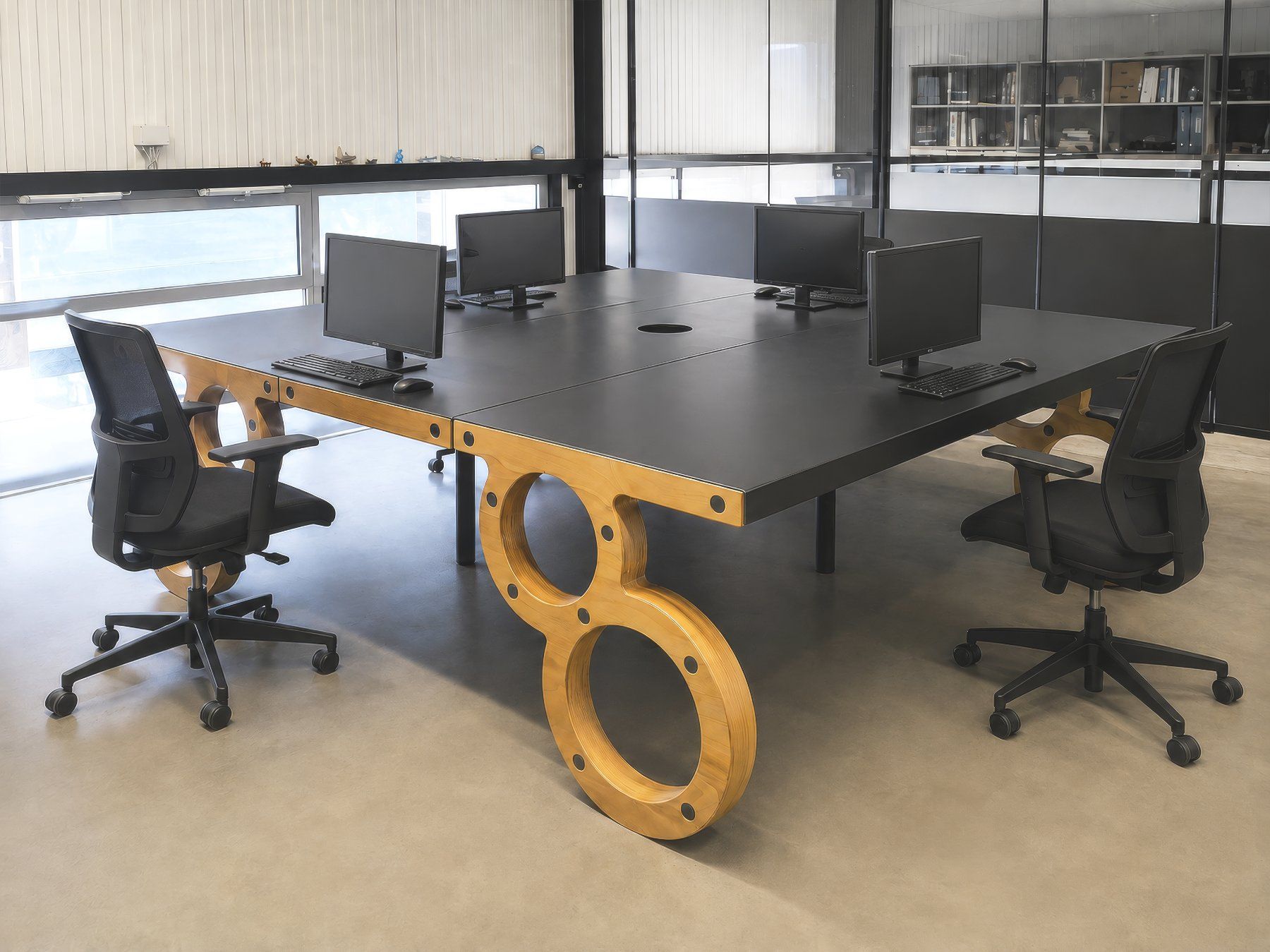 Scrivanie: TABLE DE BUREAU DESIGN – PIÈCE UNIQUE – Usato da Sion venduto da von_962s 5