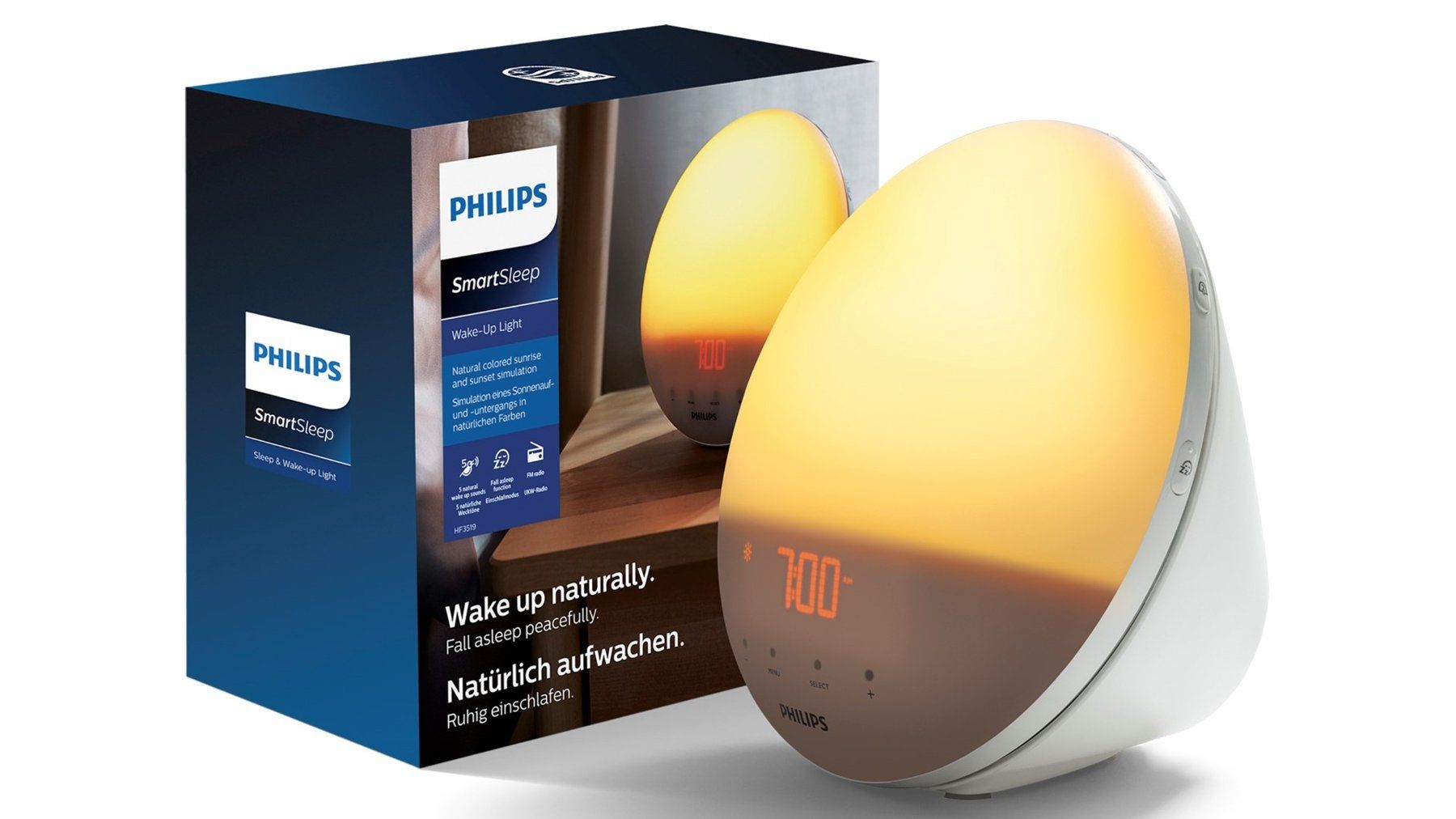 Philips Sveglie: Philips SmartSleep Wake-Up Light – Nuovo e nell'imballaggio originale da Zürich venduto da Spoonie
