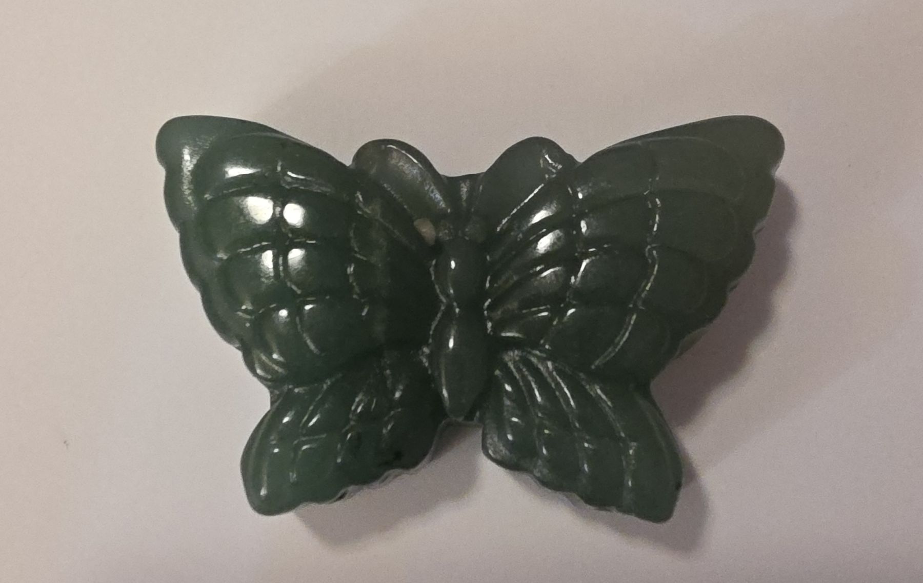 Statuette: Aventurin Schmetterling Figur 5x3x1cm. – Nuovo e nell'imballaggio originale da Menziken venduto da Mirager