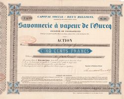 Savonnerie à vapeur de l'Ourcq von 1858!
