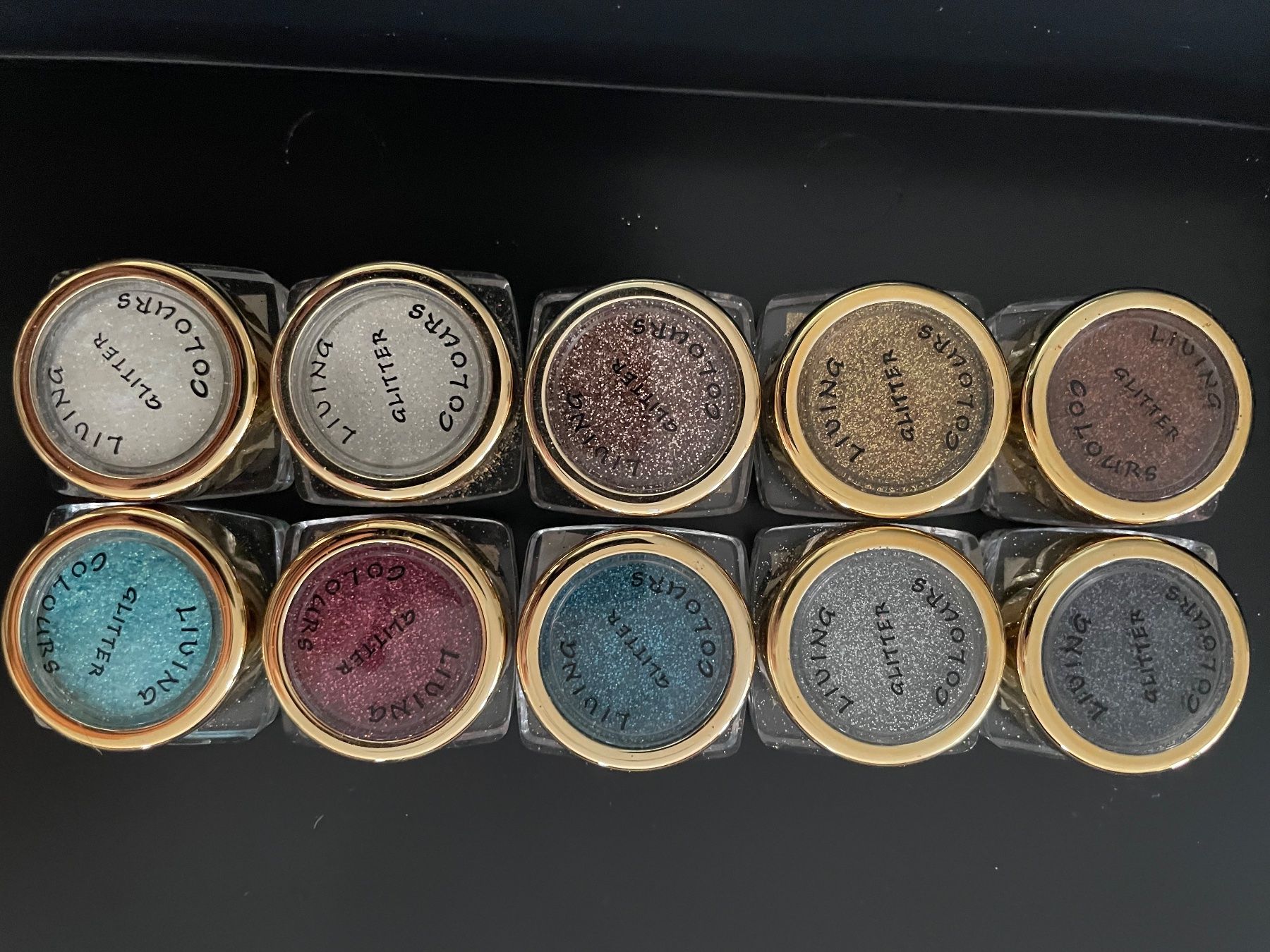 Unghie finte: Living Glitter-Pigmente Makeup/Nails & Alessandro Crystal – Nuovo e nell'imballaggio originale da Trimmis venduto da Heidi4you 1
