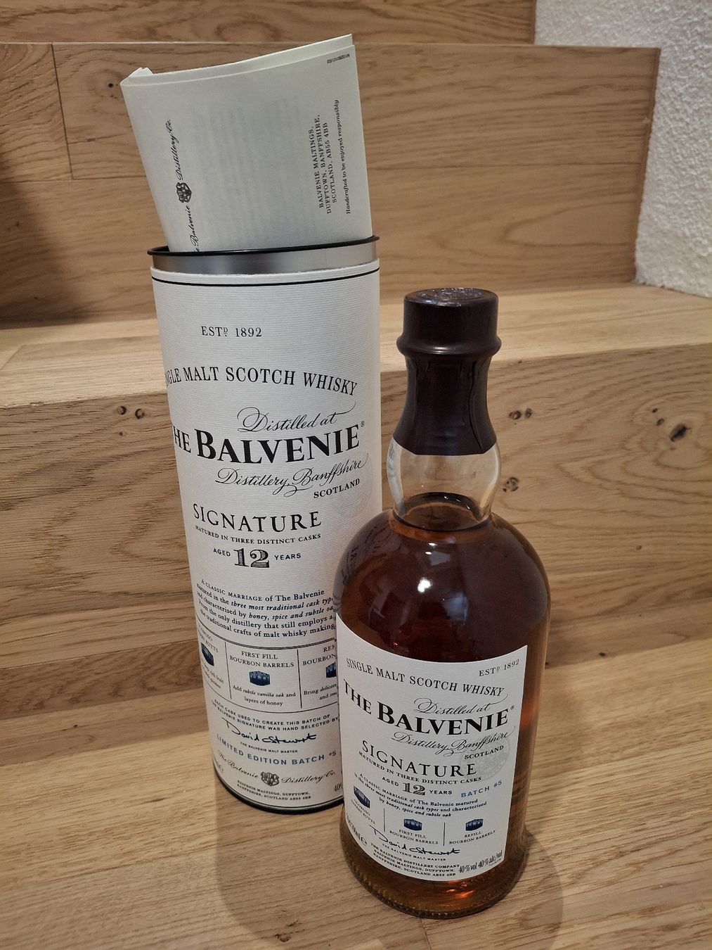 Balvenie Bevande alcoliche: The Balvenie Signature Batch 5 – Nuovo e nell'imballaggio originale da Steffisburg venduto da JackieJ