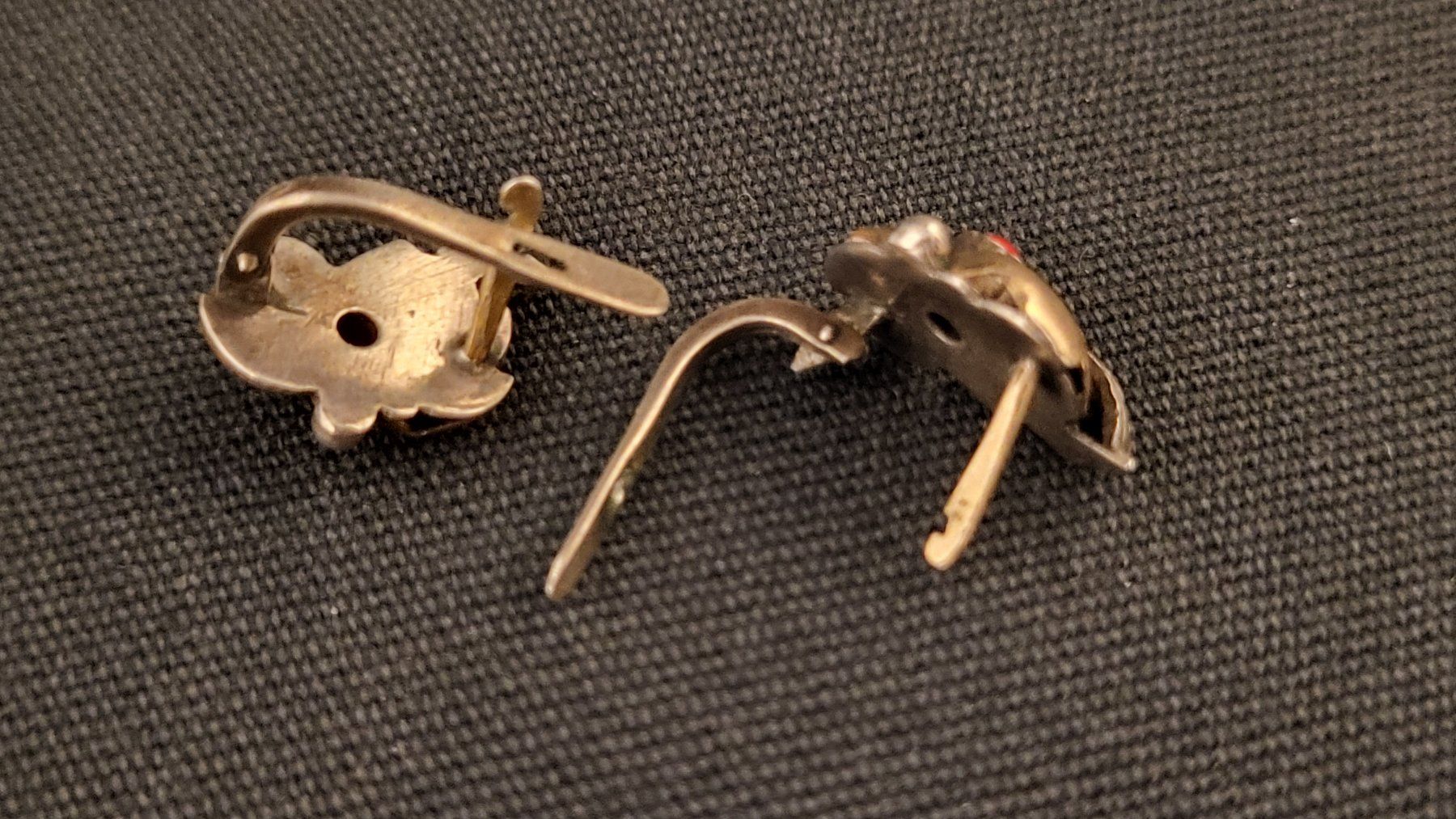 Orecchini pendenti & Orecchini a lobo: Antiker Ohrschmuck teilvergoldet – Usato da Basel venduto da spinne02 4