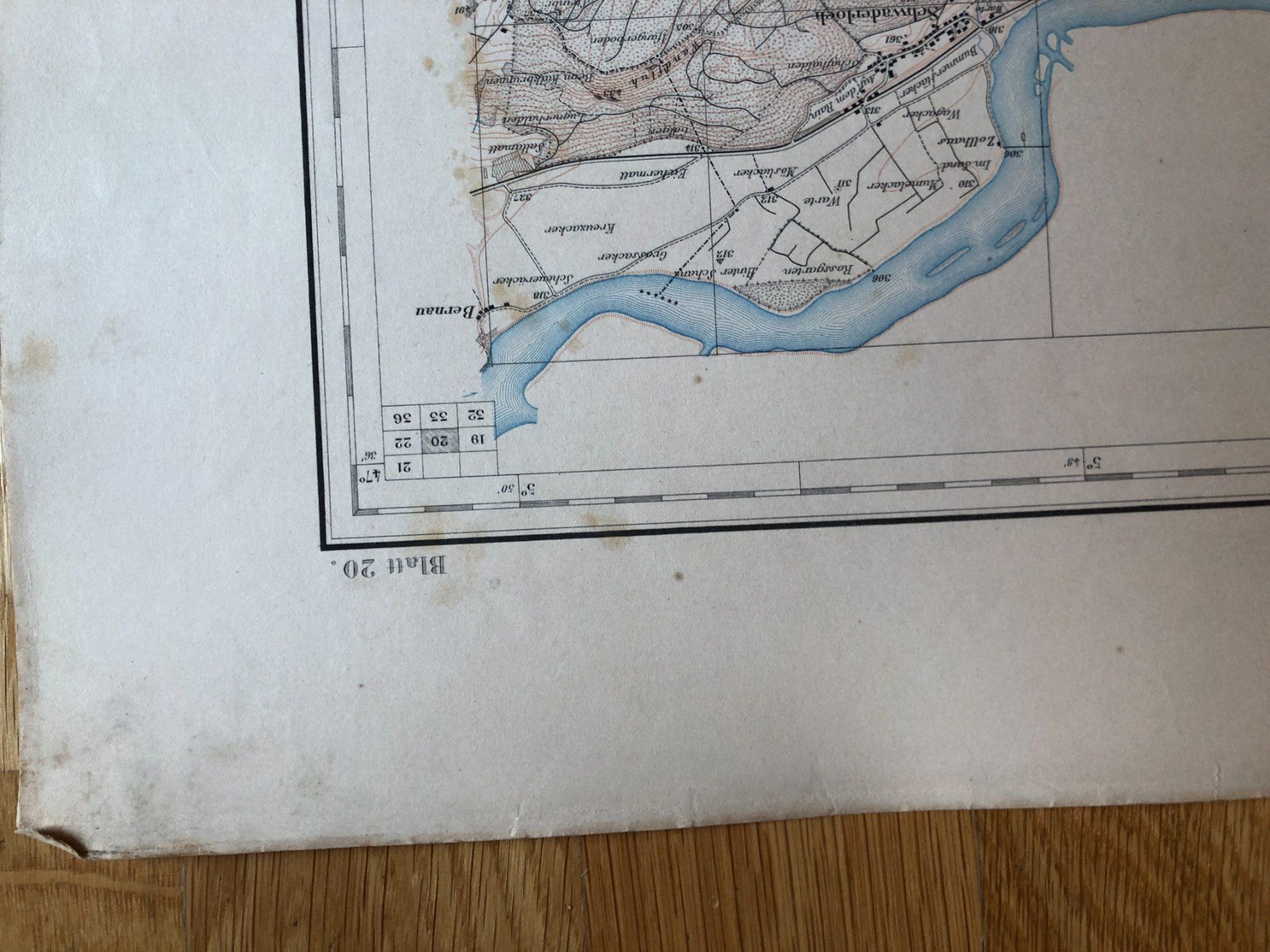 Cartine & Atlanti: Siegfriedatlas Bl. 20: Laufenburg 1882 – Usato da Zürich venduto da allp 4