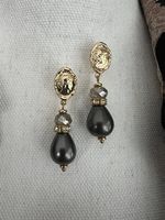 Ohrringe Swarovski Tropfen Perlen 