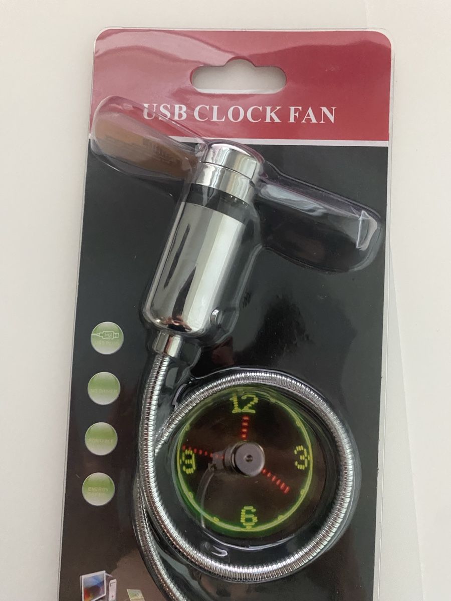 Ventilatoren: USB Clock Fan Ventilator – Neu und originalverpackt aus Luzern von oli_6x2r 1