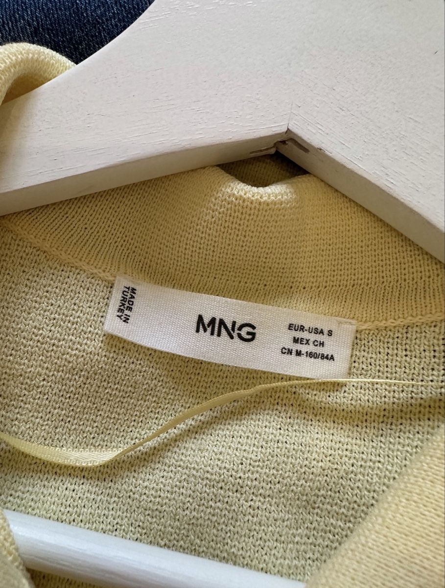 Mango Gilet & Giacche senza maniche: Mango Sleeveless Top Yellow Size S Button Detail Pocket – Nuovo (secondo la descrizione) da Luins venduto da vvs_7kqr 3