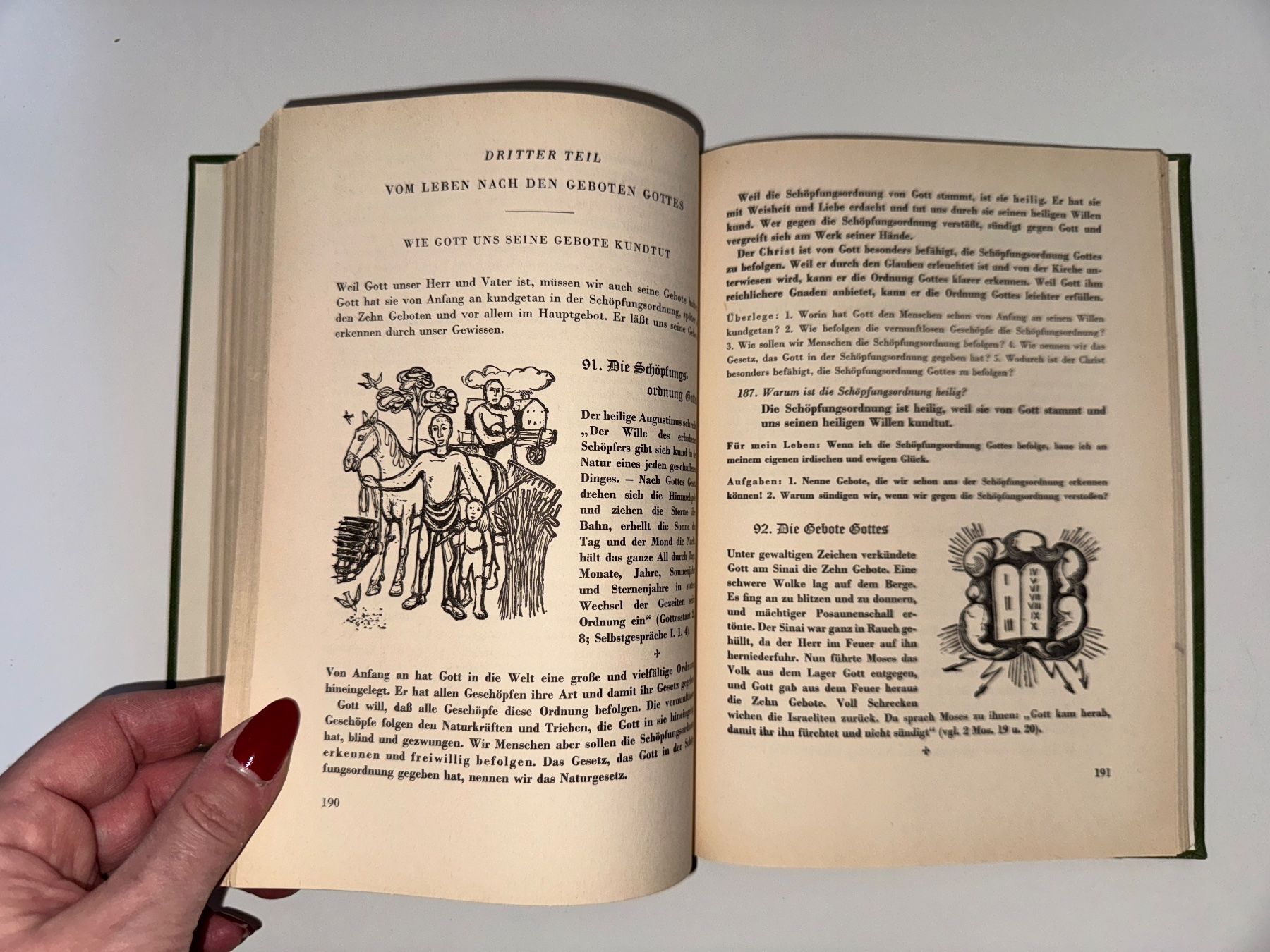 Libri: BUCH: Katholischer Katechismus, 1955 – Usato da Grosswangen venduto da Second_hand_paradise 5