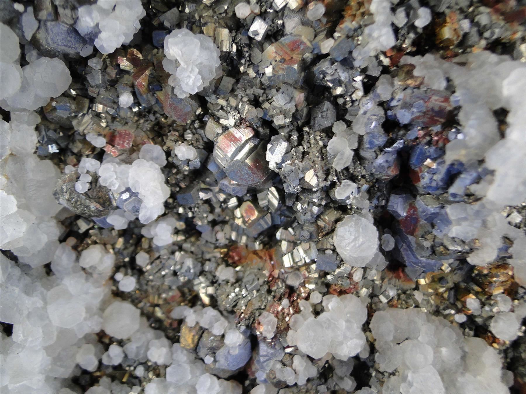 Mineralien & Heilsteine: Calcit (UV-Pink) auf Sphalerit – Gebraucht aus Schinznach Bad von Demerald 3