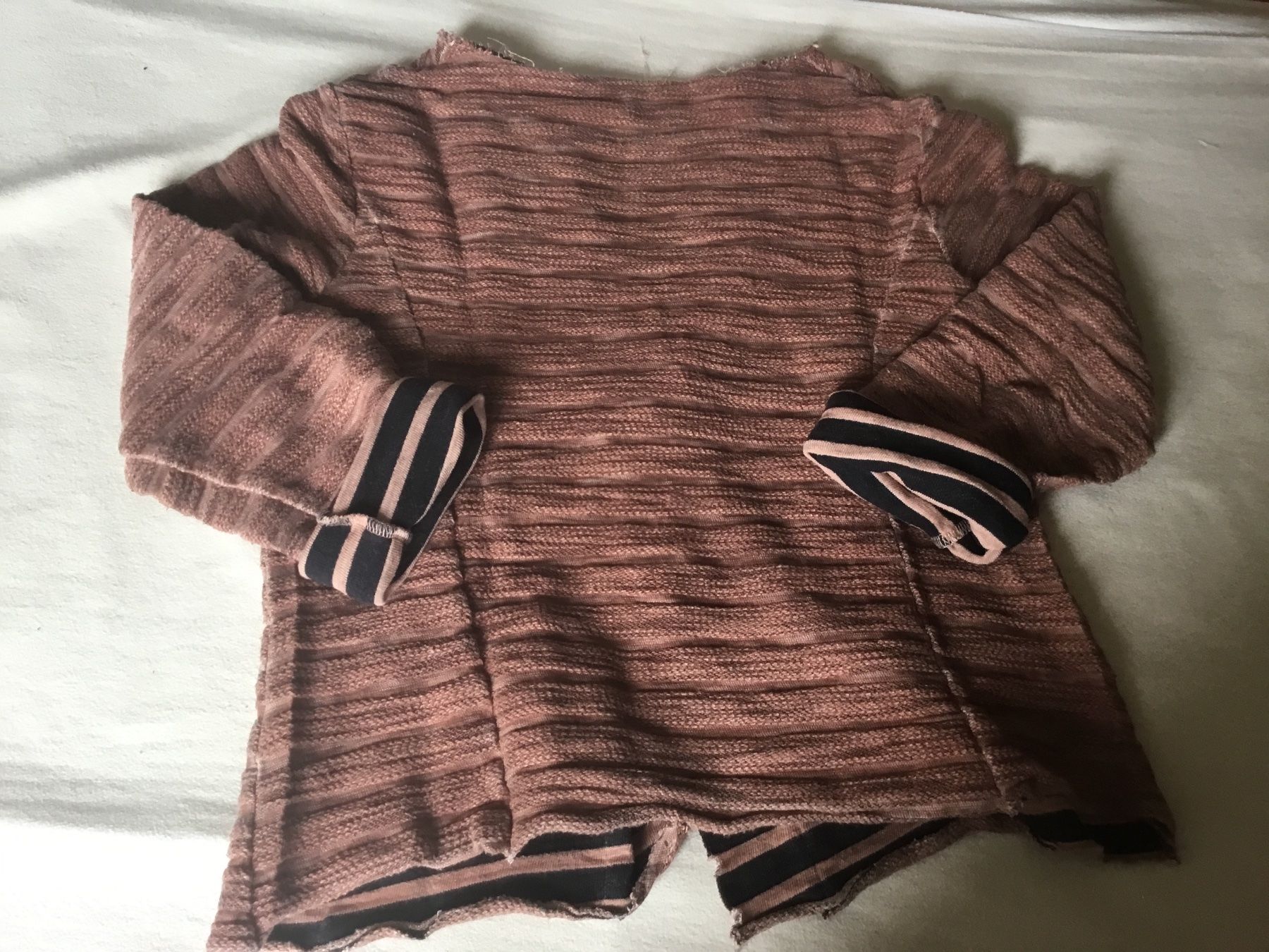 Luukaa Giacche: Sublime veste rouille LUUKAA, doublure rayée noir, t. 40 – Usato da Genève venduto da Mazelyne 8