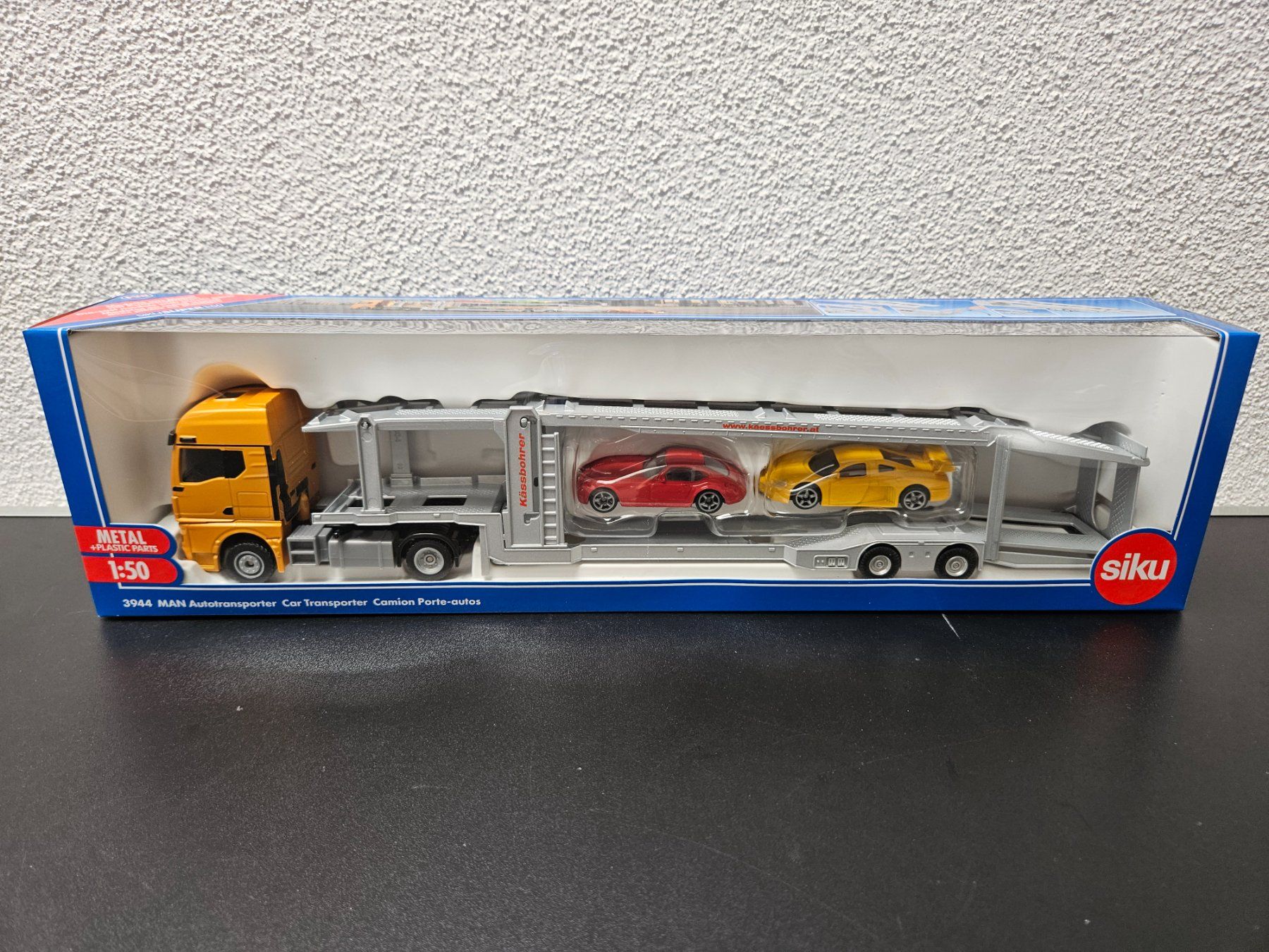 Siku Giocattoli: Neu - Siku - 3944 - MAN Autotransporter – Nuovo e nell'imballaggio originale da Dagmersellen venduto da Jarsetz_Restposten