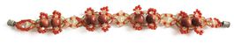 Armband rostrot