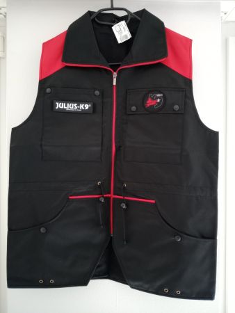 12 Stk Hundetraining Gilet K9 rot schwarz XS - 5XL