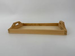 Kleines Holztablett, Serviertablett Kinderspielzeug/ Deko