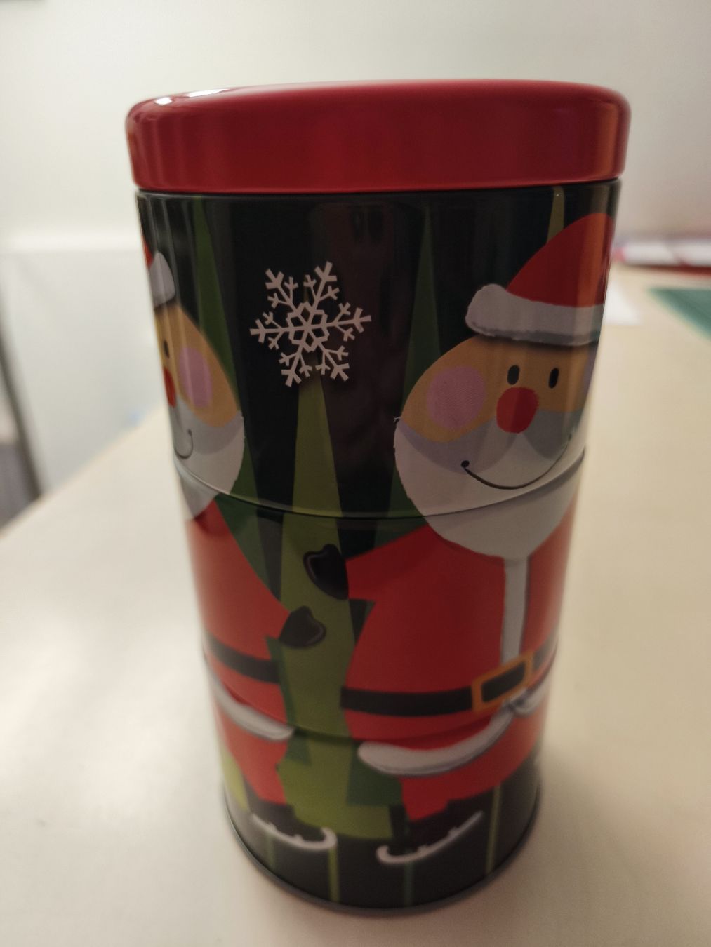 Contenitori & Simili: 3er Set Weihnachtsdose, Blechdose, Santa Claus 🎅 – Nuovo (secondo la descrizione) da Winterthur venduto da leovale 1