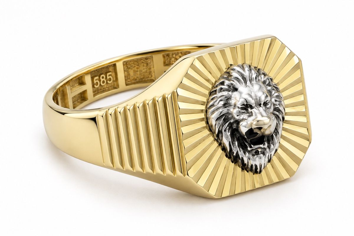 Anelli: 585/14 Karat Gold Ring NEU – Nuovo e nell'imballaggio originale da Murg venduto da MTGold 2