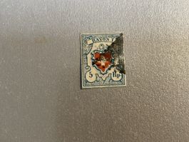 Rayon ll Stein C2 mit Spuren KE unten doppeltem Blaudruck
