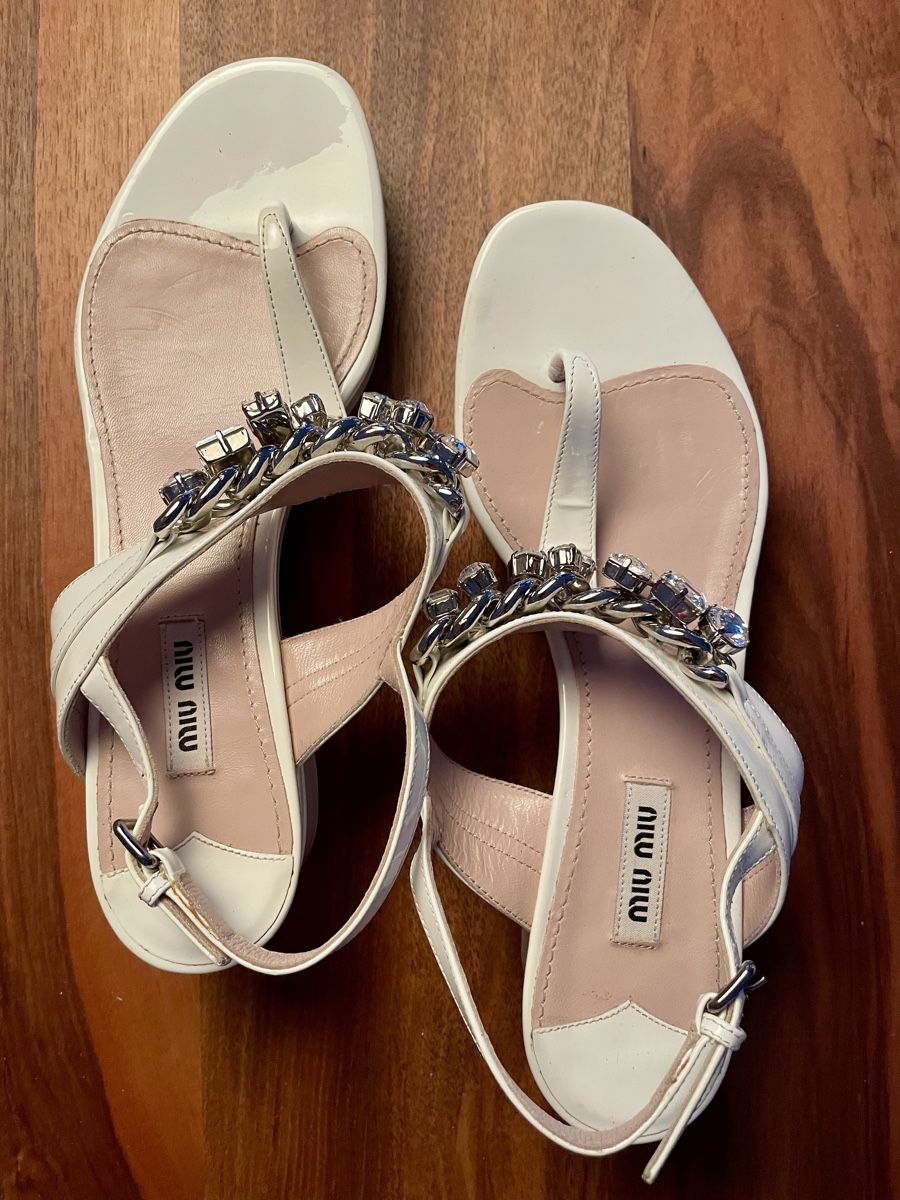 Miu Miu Scarpe da donna: Miu Miu Sandalen, Gr. 39,  Top! – Usato da Gockhausen venduto da AnneT07 3