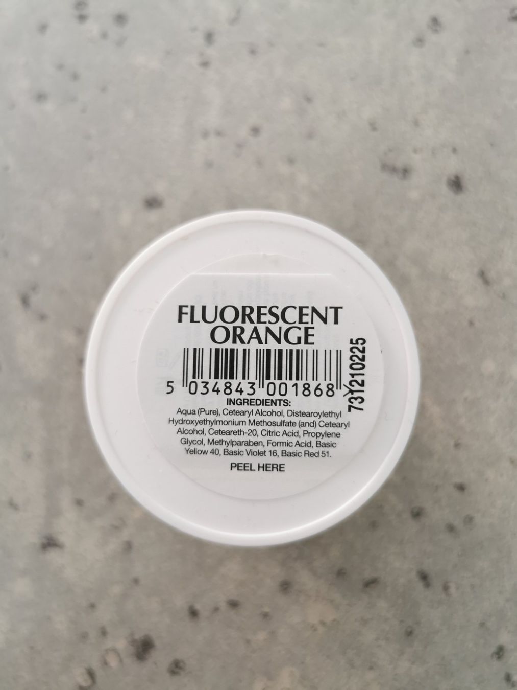 Tinte: Haartönung, Fluorescent orange, Directions – Nuovo e nell'imballaggio originale da Malters venduto da Wahni81